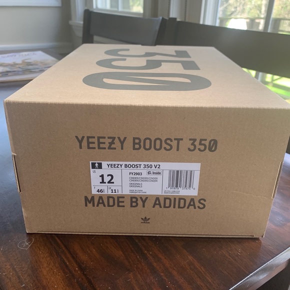SOLD 👉🏾NWT Yeezy Boost 350 (Cinder) 👈🏾 - Picture 3 of 4